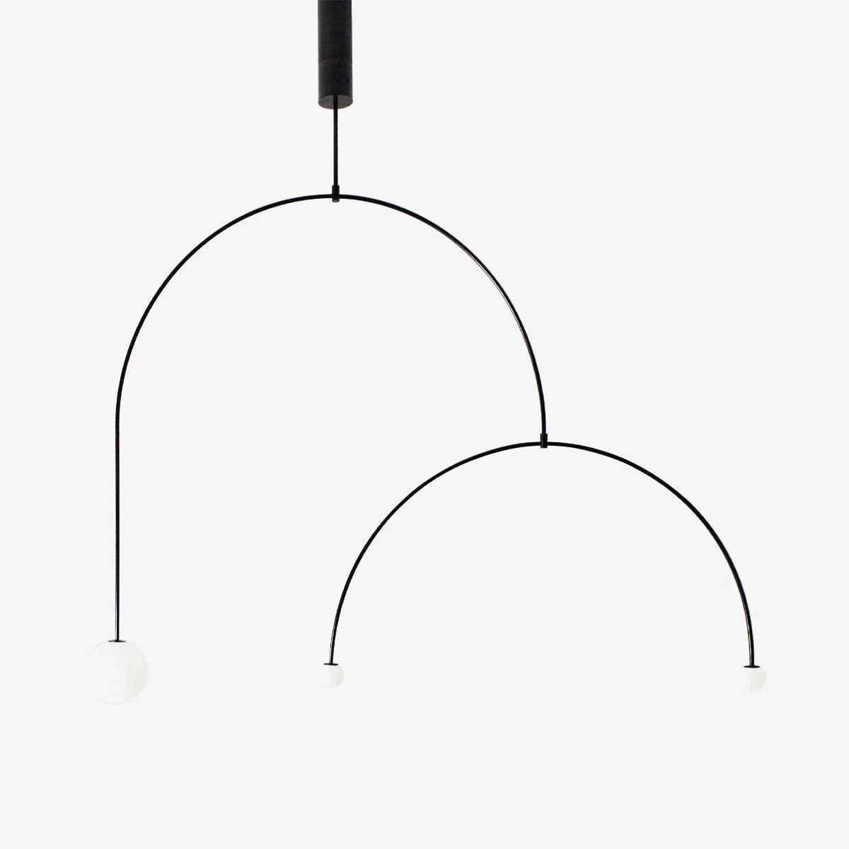 Lustra Chandelier Mobile Black Minimalist - Image 43