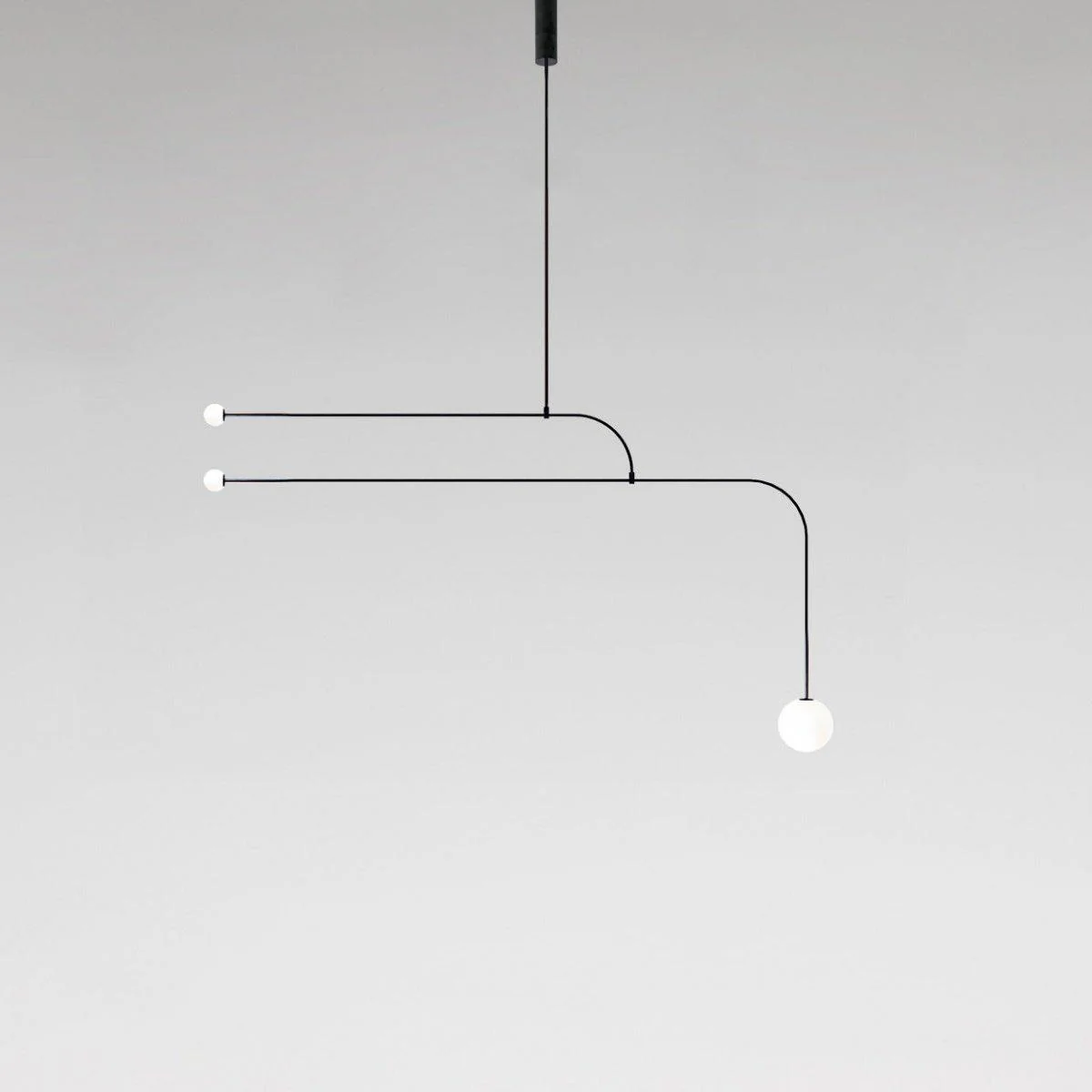 Lustra Chandelier Mobile Black Minimalist - Image 99
