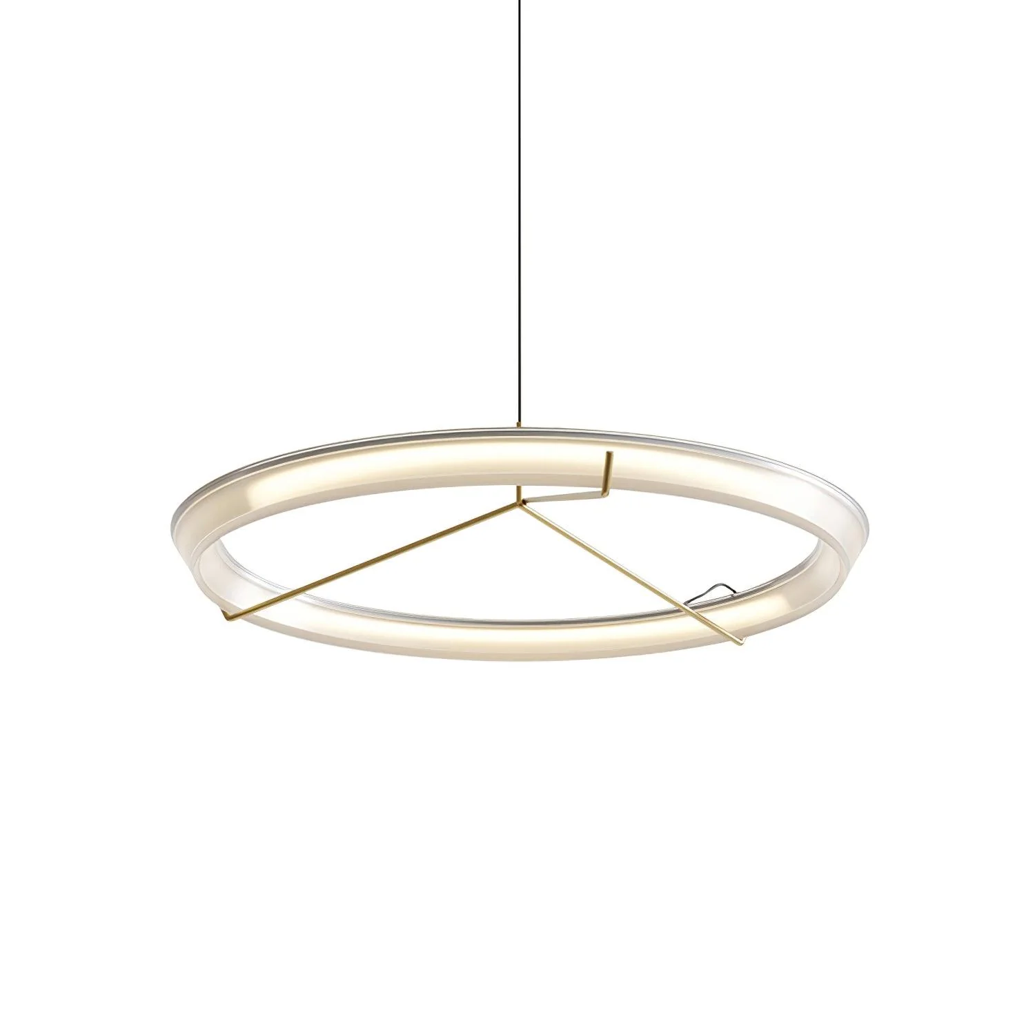 Lustra Chandelier Modern Stainless Steel Ring - Image 18