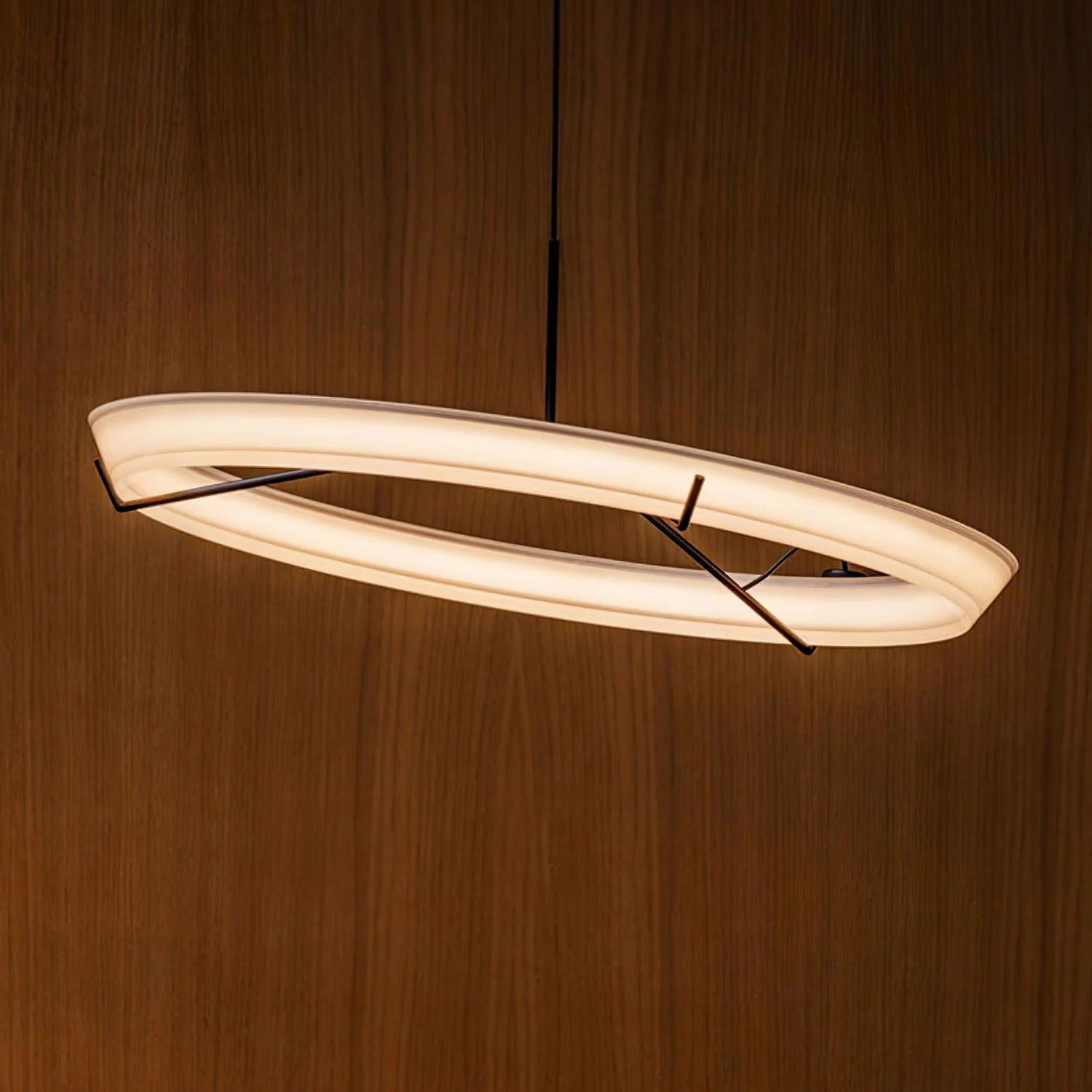 Lustra Chandelier Modern Stainless Steel Ring - Image 22