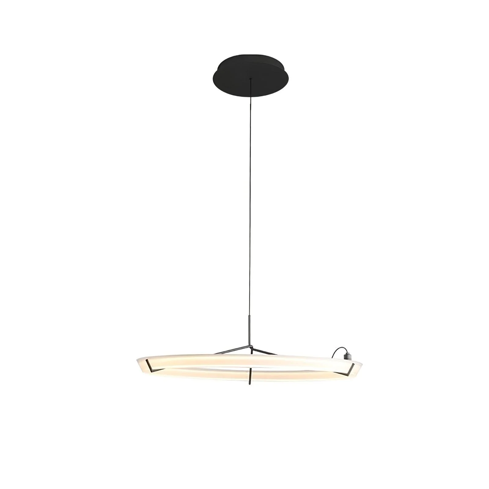 Lustra Chandelier Modern Stainless Steel Ring - Image 27
