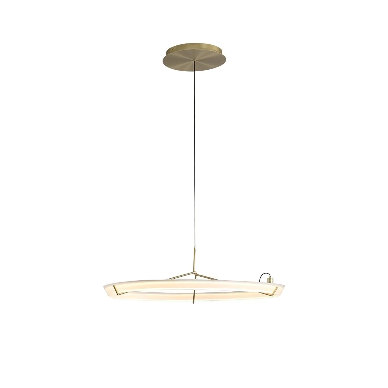 Lustra Chandelier Modern Stainless Steel Ring - Image 31