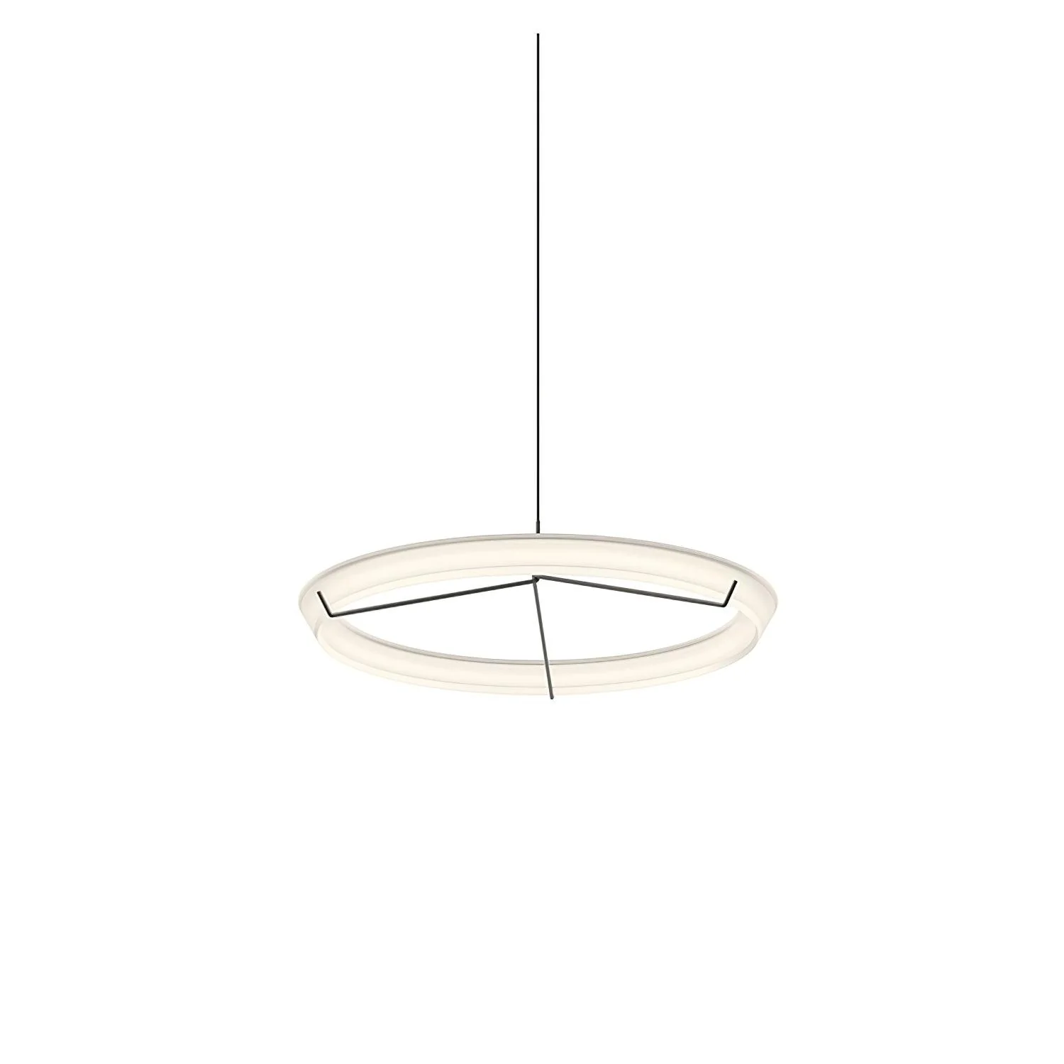 Lustra Chandelier Modern Stainless Steel Ring - Image 34