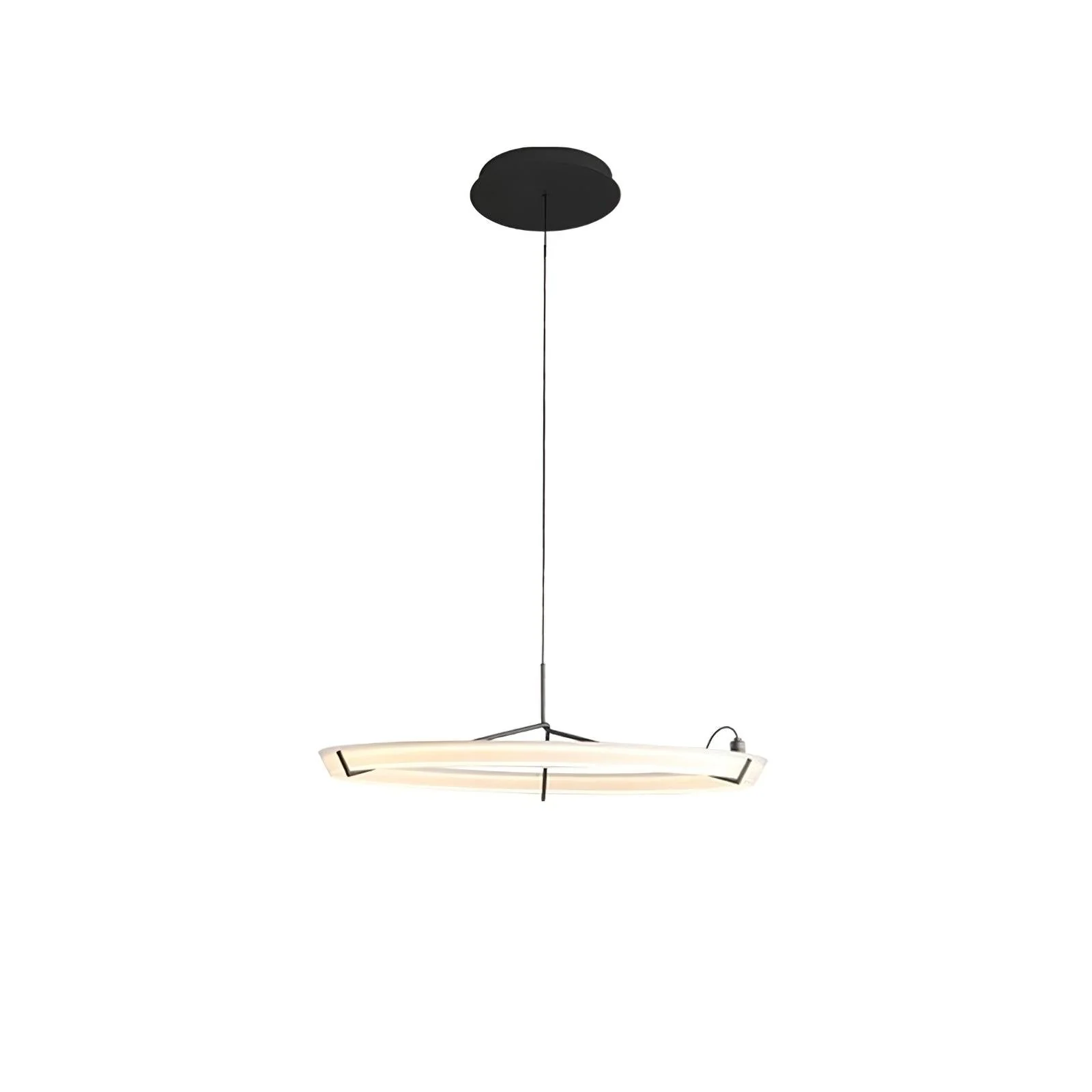 Lustra Chandelier Modern Stainless Steel Ring - Image 43