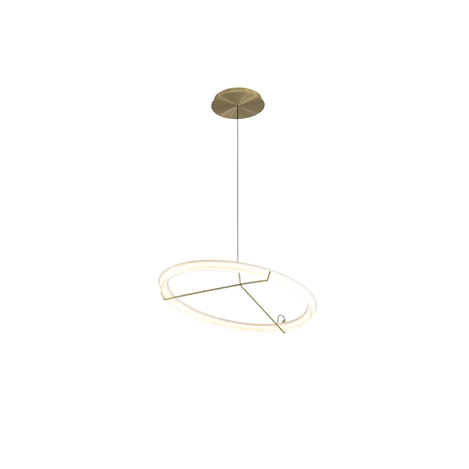 Lustra Chandelier Modern Stainless Steel Ring - Image 47