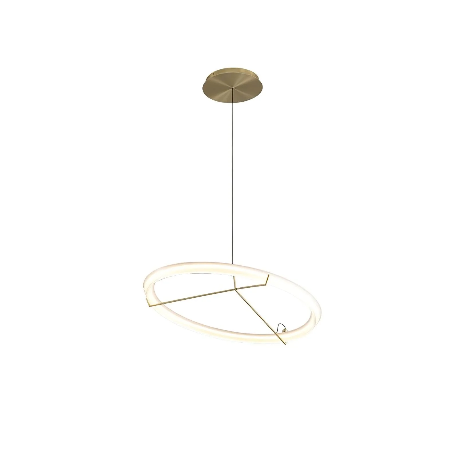 Lustra Chandelier Modern Stainless Steel Ring - Image 49