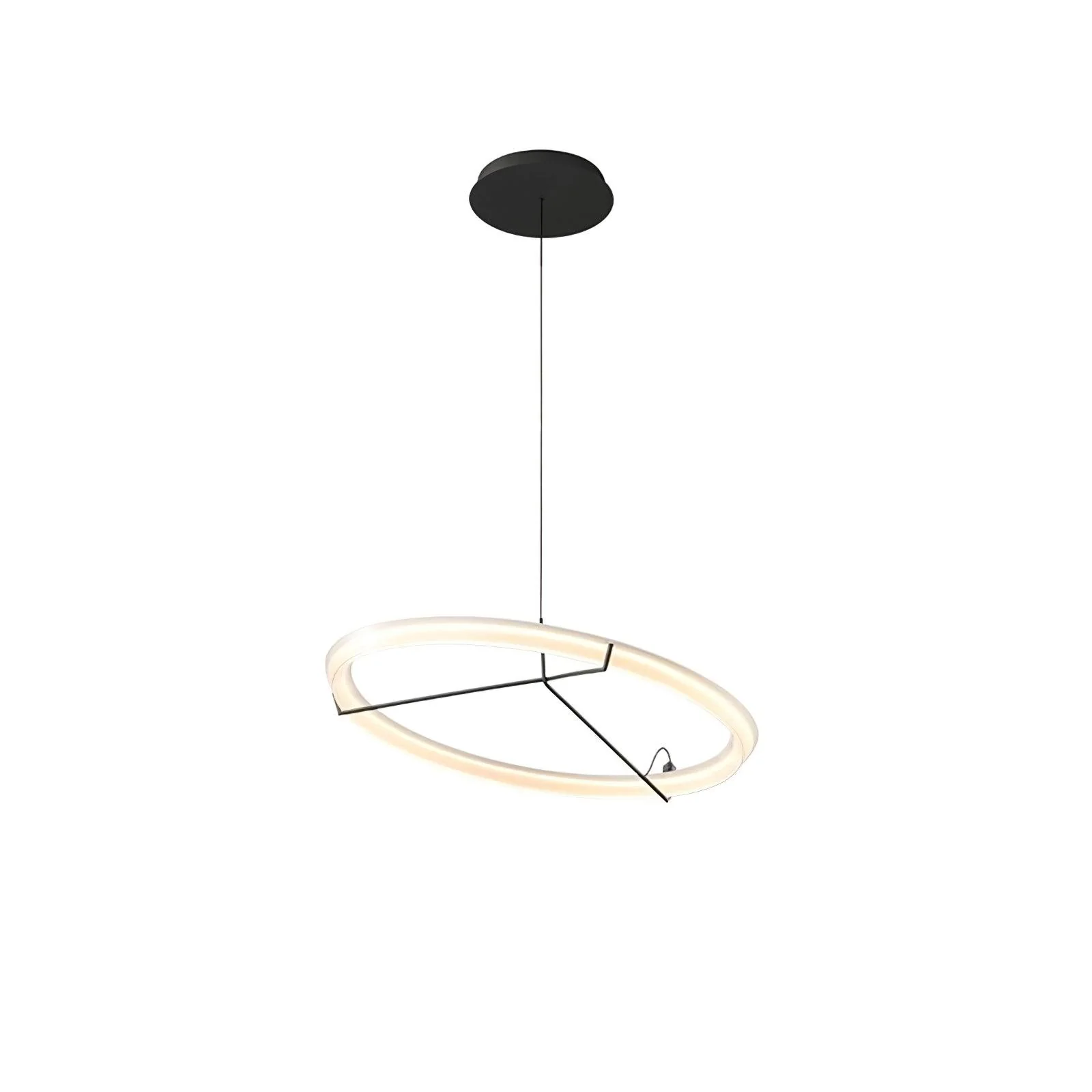Lustra Chandelier Modern Stainless Steel Ring - Image 50