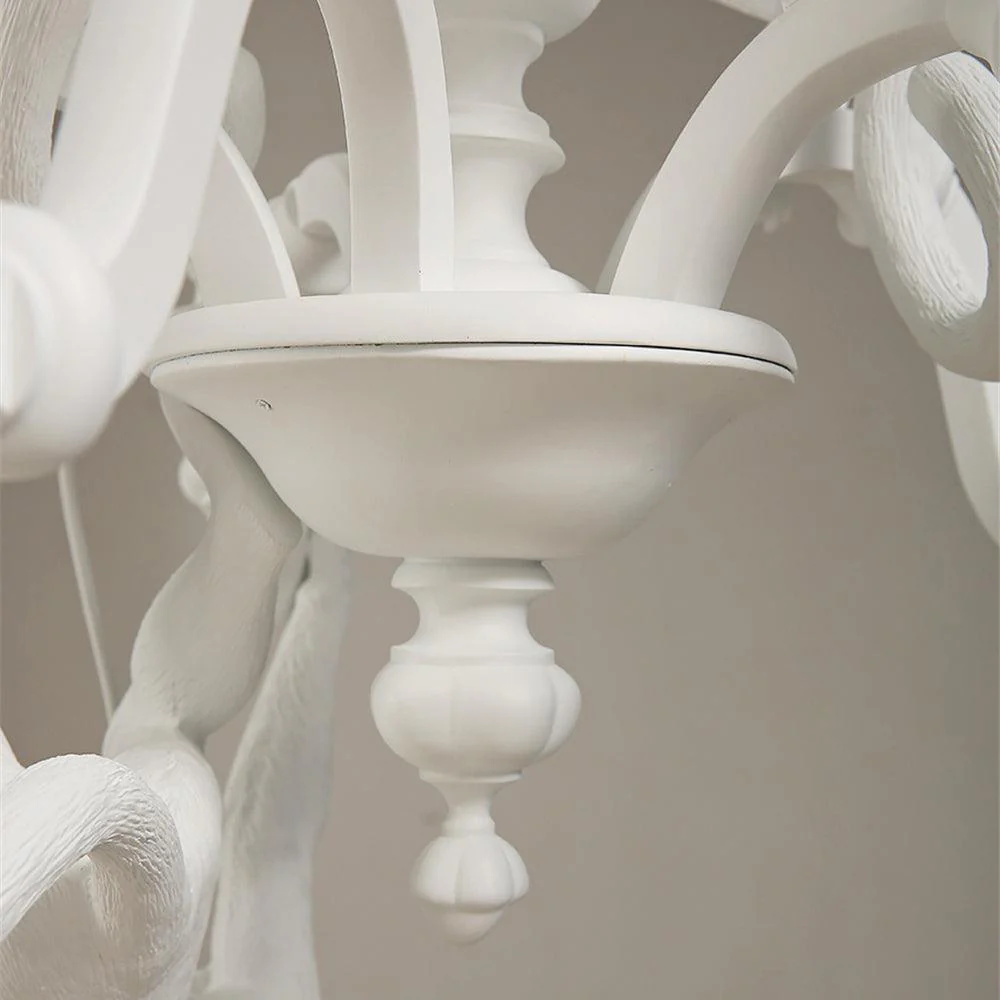 Lustra Chandelier Monkey Black Playful Sculpture - Image 3