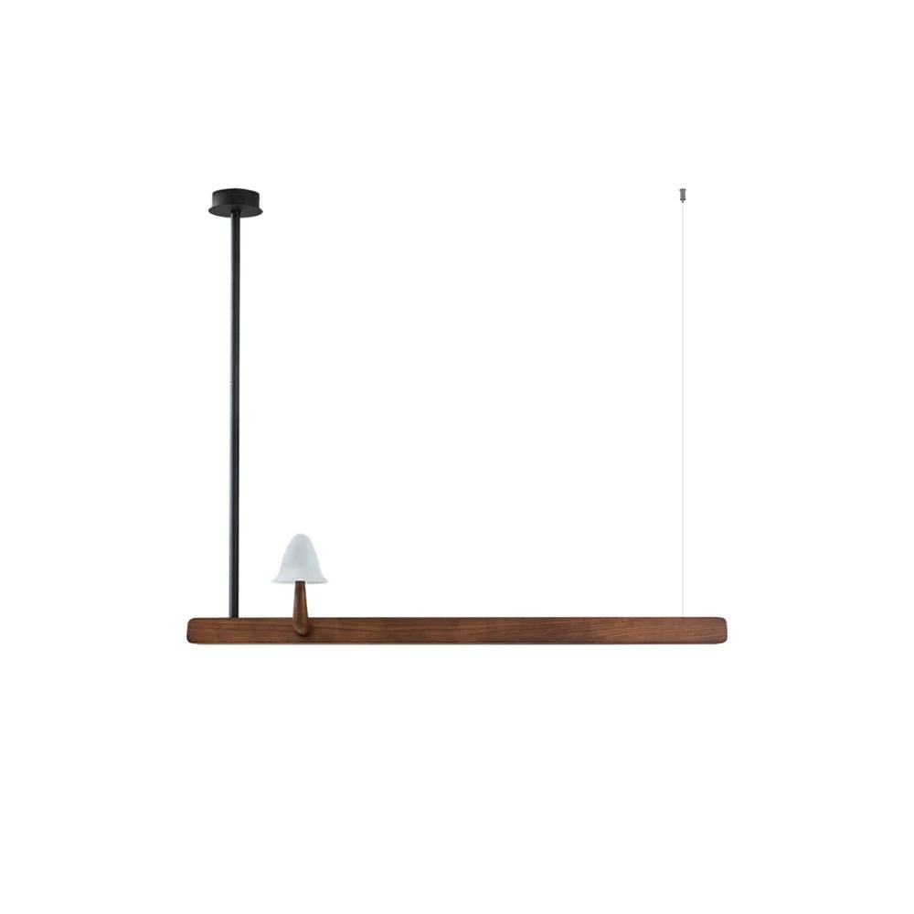 Lustra Chandelier Mushroom Wooden Minimalist Modern - Image 12