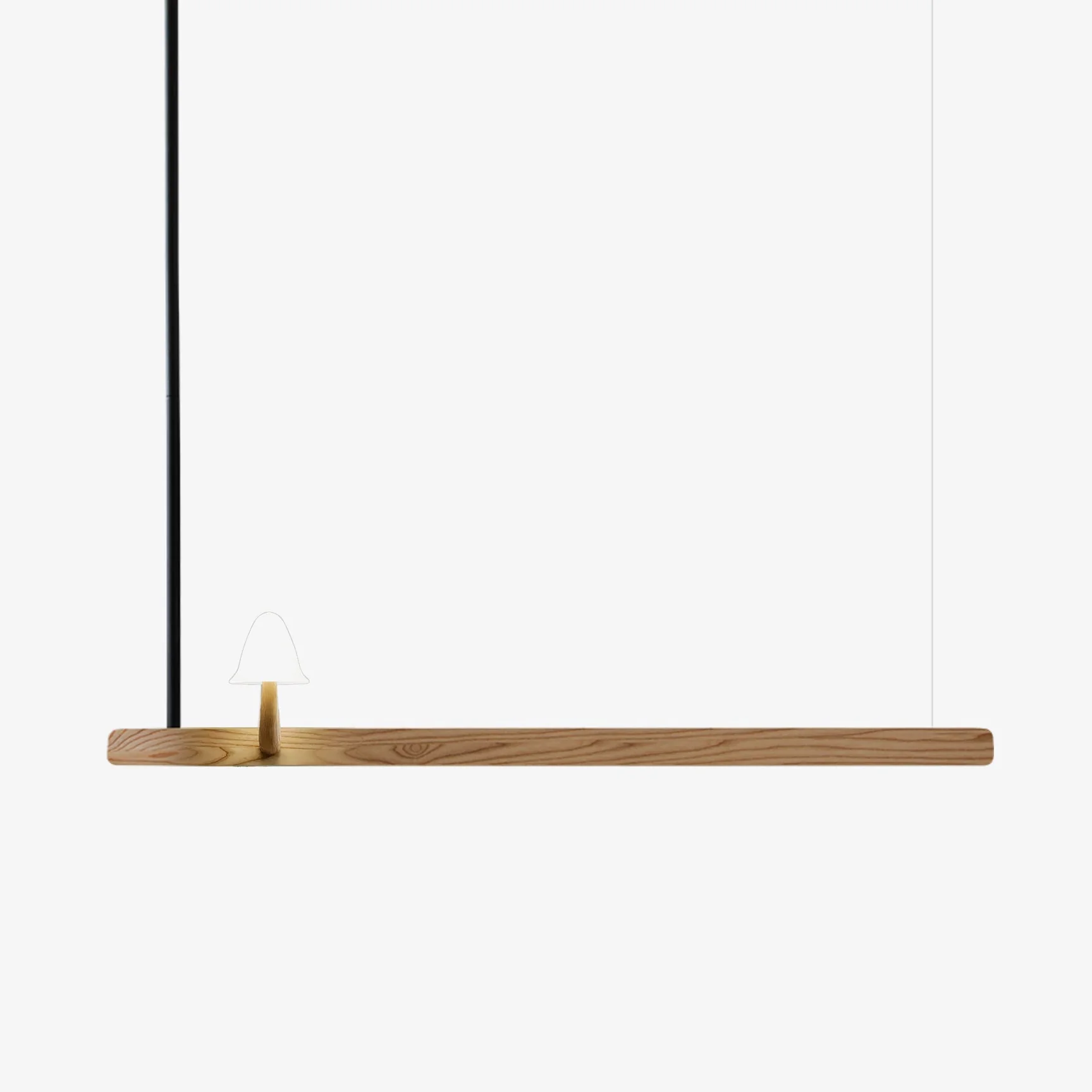 Lustra Chandelier Mushroom Wooden Minimalist Modern - Image 25
