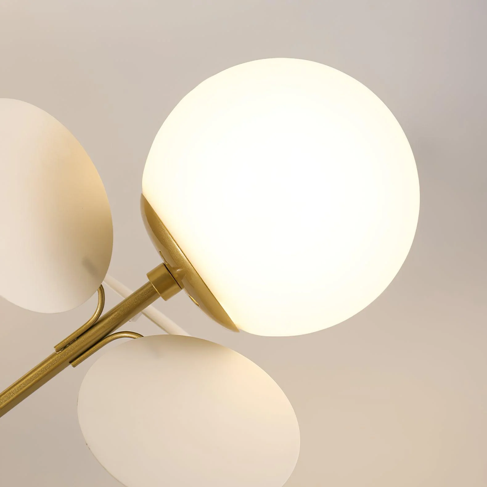 Lustra Chandelier Off White Tree Eight Open Shades - Image 15