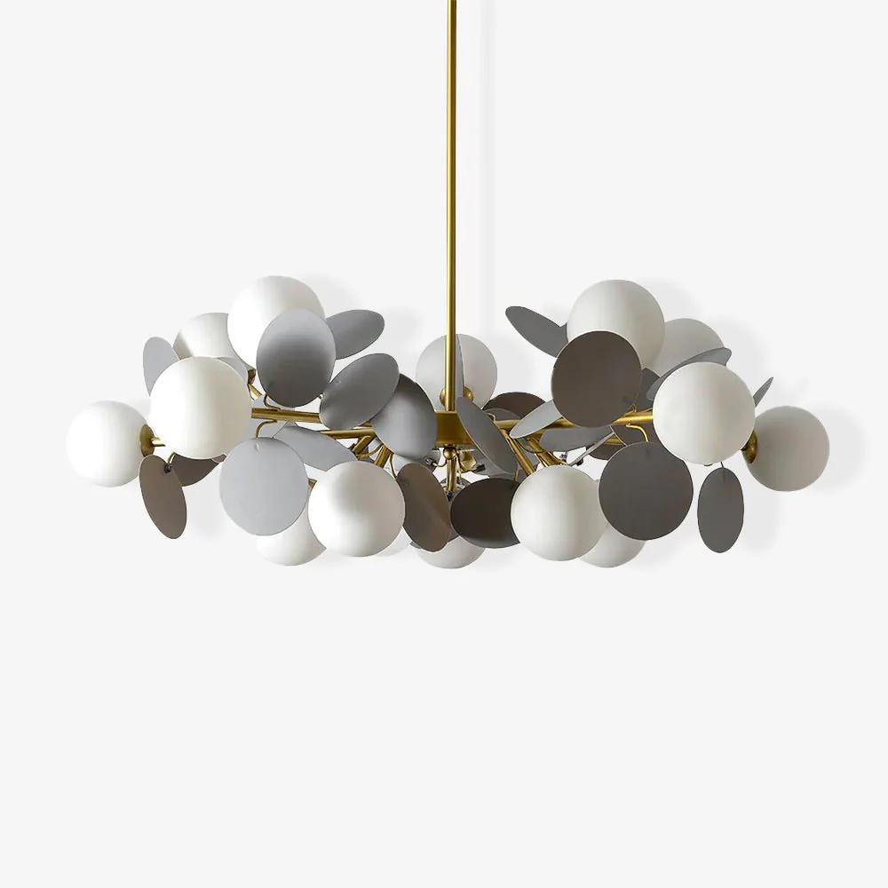 Lustra Chandelier Off White Tree Eight Open Shades - Image 22