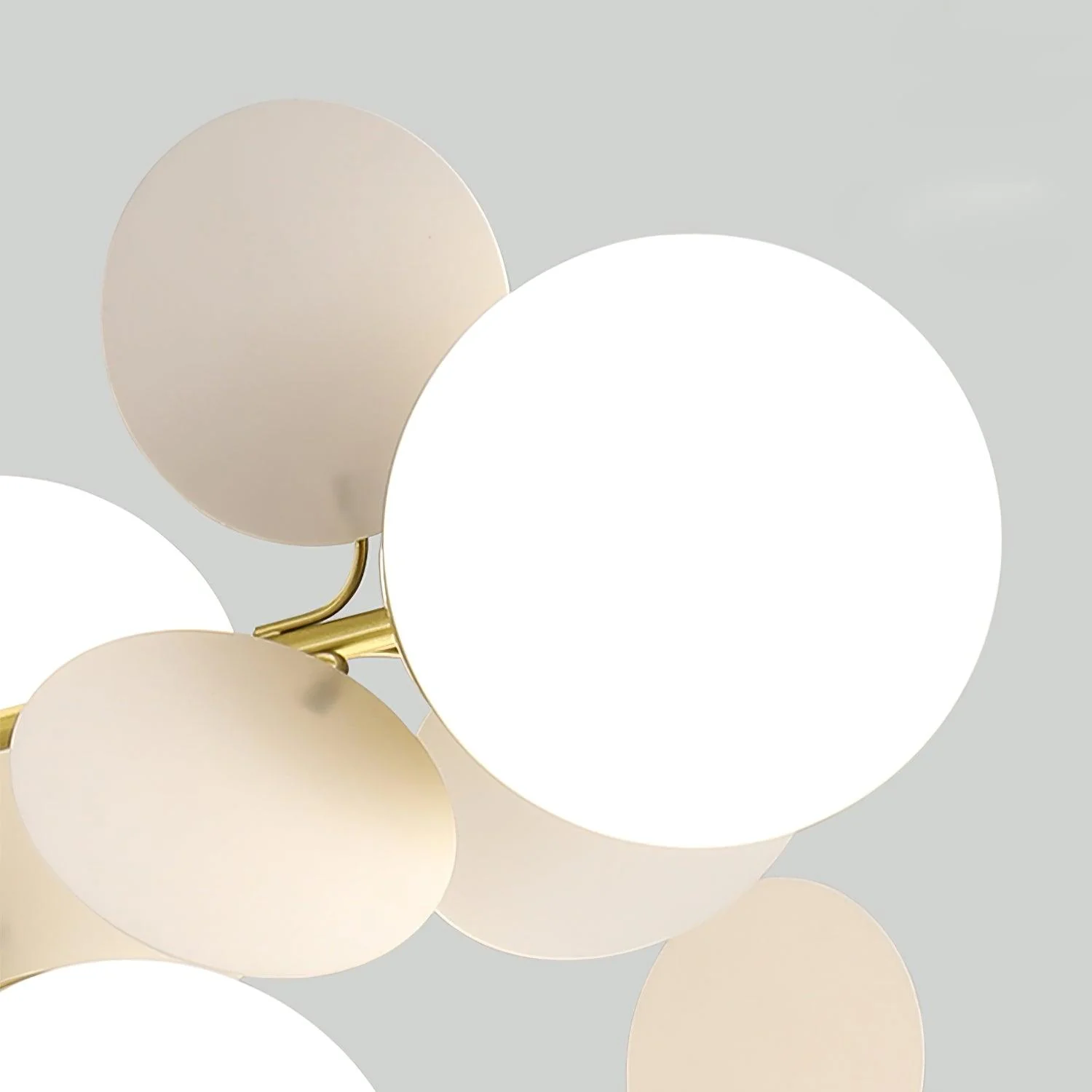 Lustra Chandelier Off White Tree Eight Open Shades - Image 24