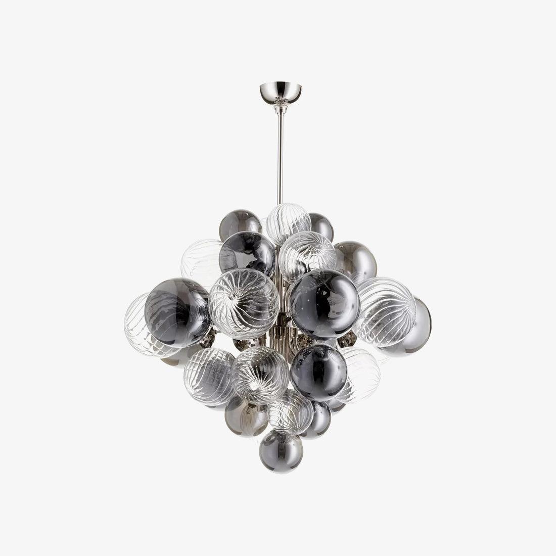 Lustra Chandelier Pallocino Chrome Glass Ball - Image 16