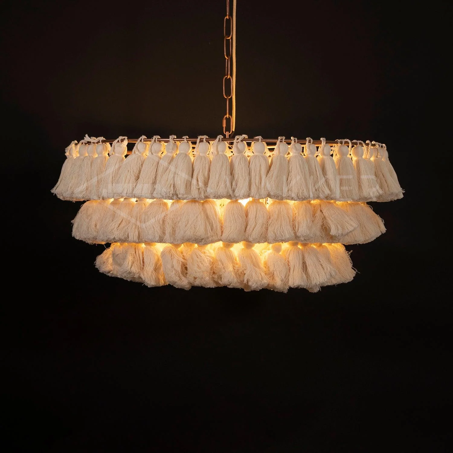 Lustra Chandelier Pink Bohemian Chic - Image 10