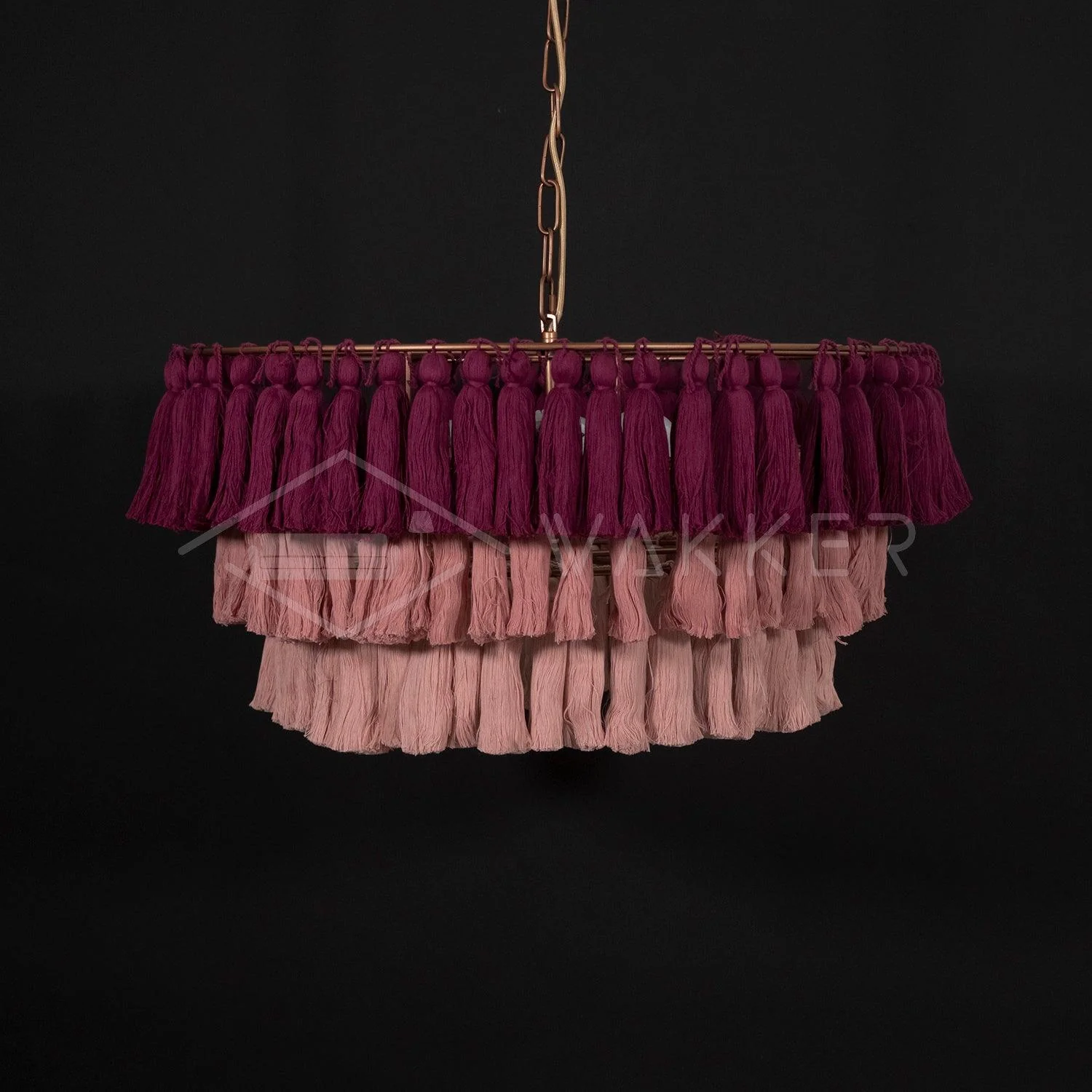 Lustra Chandelier Pink Bohemian Chic - Image 14