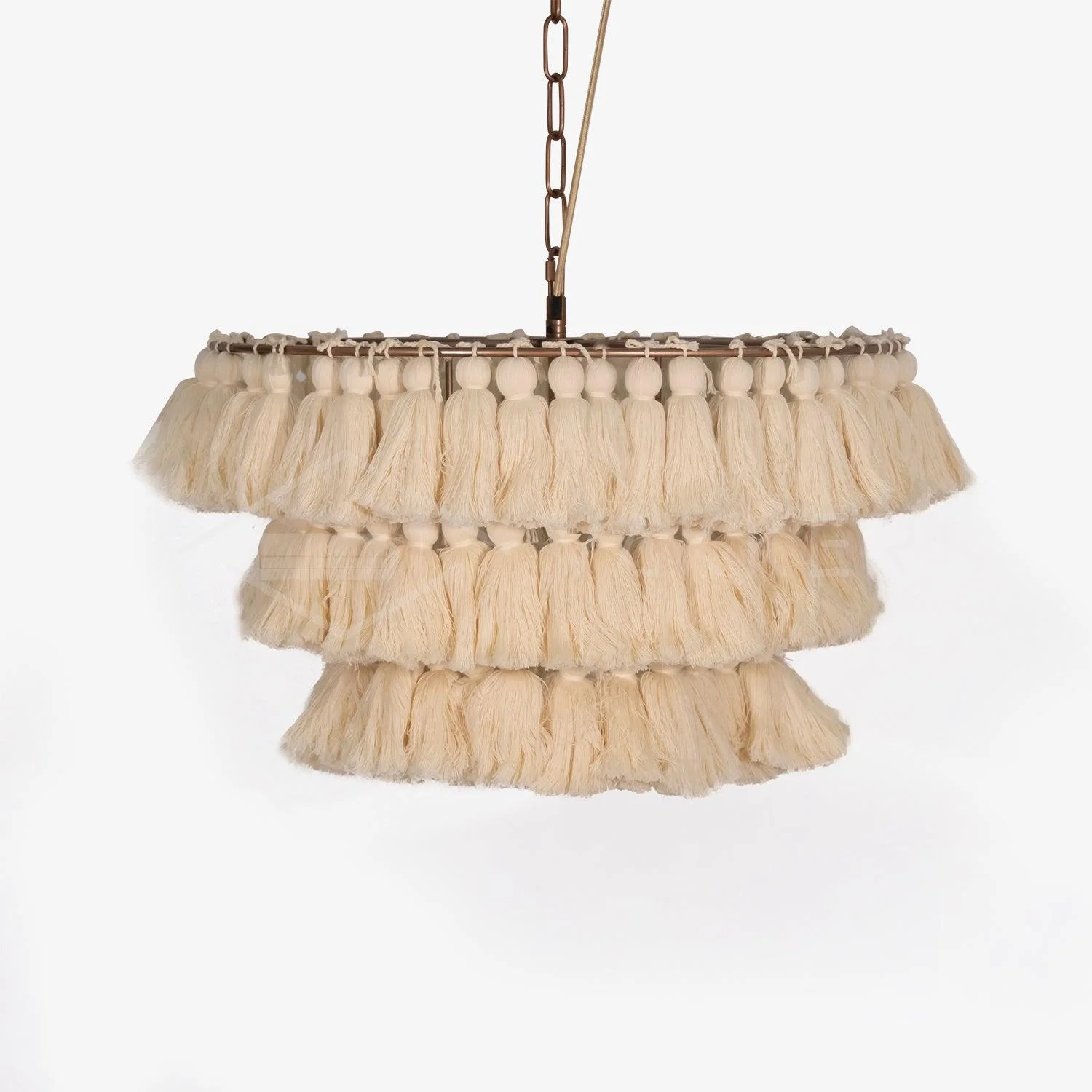 Lustra Chandelier Pink Bohemian Chic - Image 18
