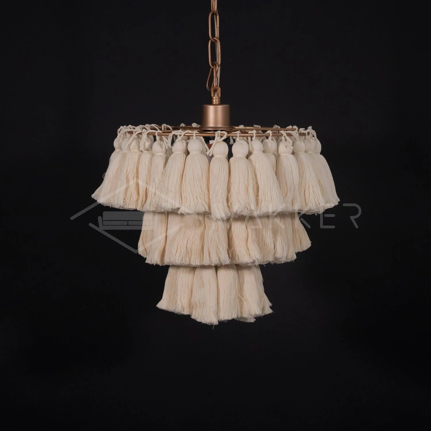 Lustra Chandelier Pink Bohemian Chic - Image 41