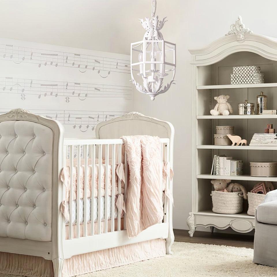 Lustra Chandelier Retro Cage Grey Candle - Image 20