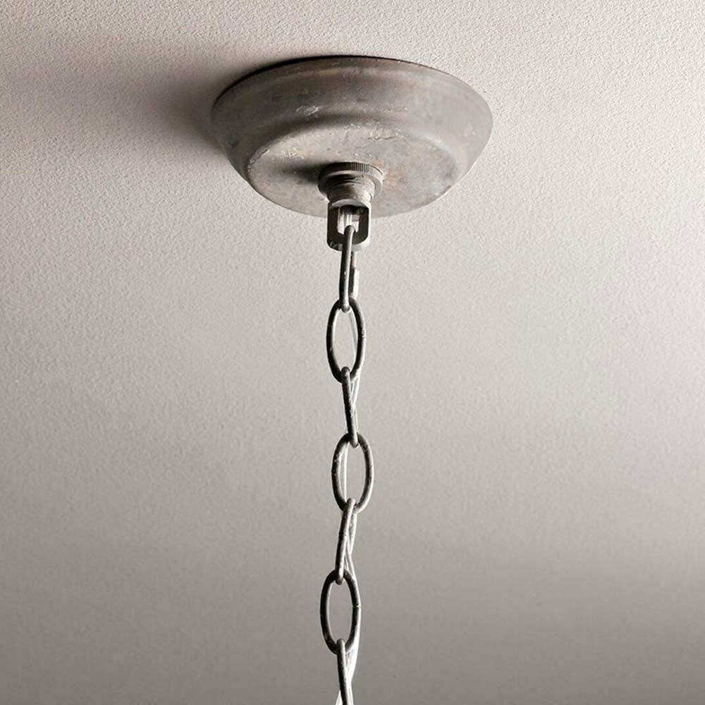 Lustra Chandelier Retro Cage Grey Candle - Image 27