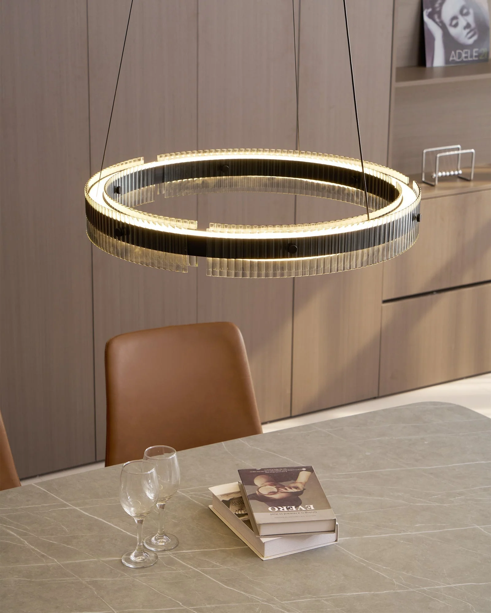 Lustra Chandelier Ring Minimalist LED - Image 8