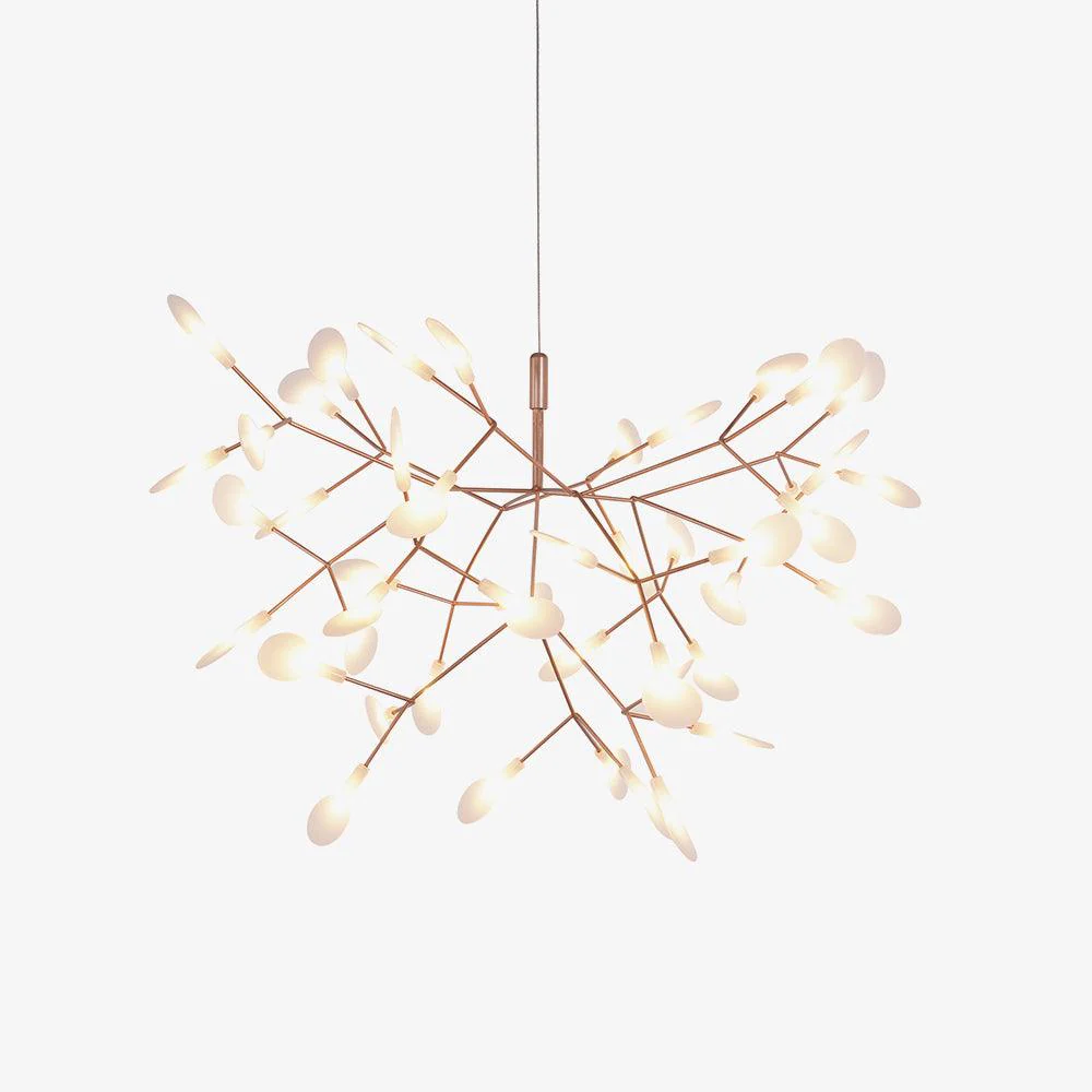 Lustra Chandelier Rose Gold Firefly LED Branch
