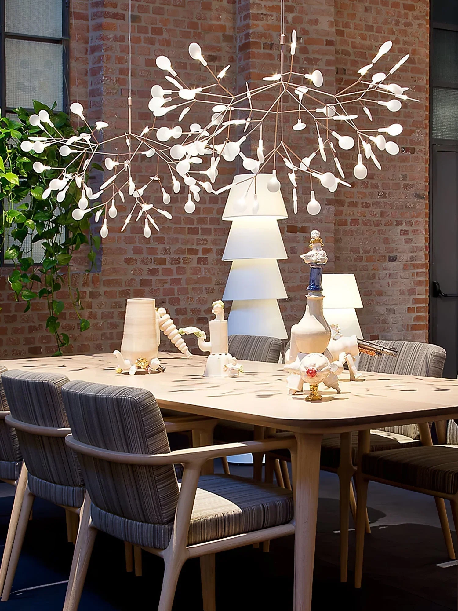 Lustra Chandelier Rose Gold Firefly LED Branch - Image 22