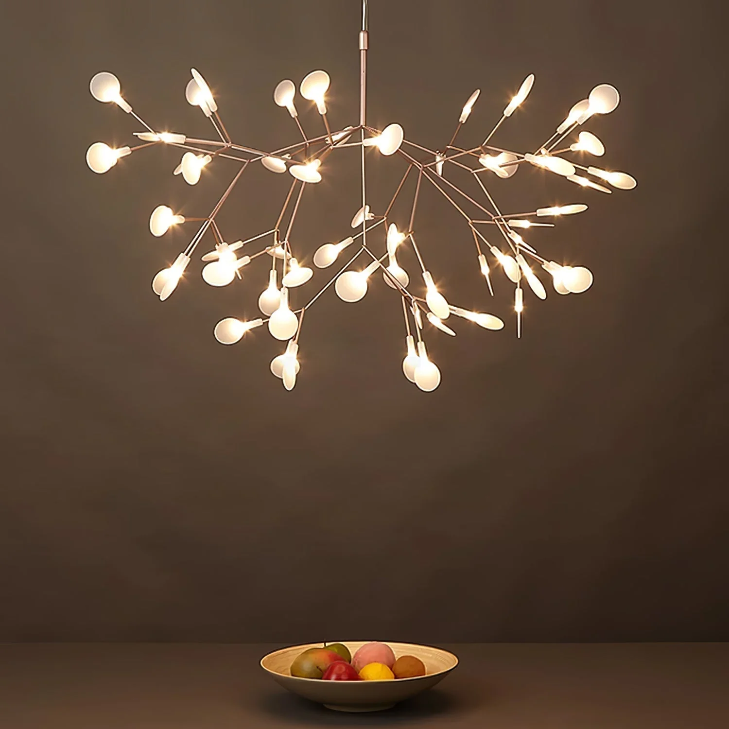 Lustra Chandelier Rose Gold Firefly LED Branch - Image 25