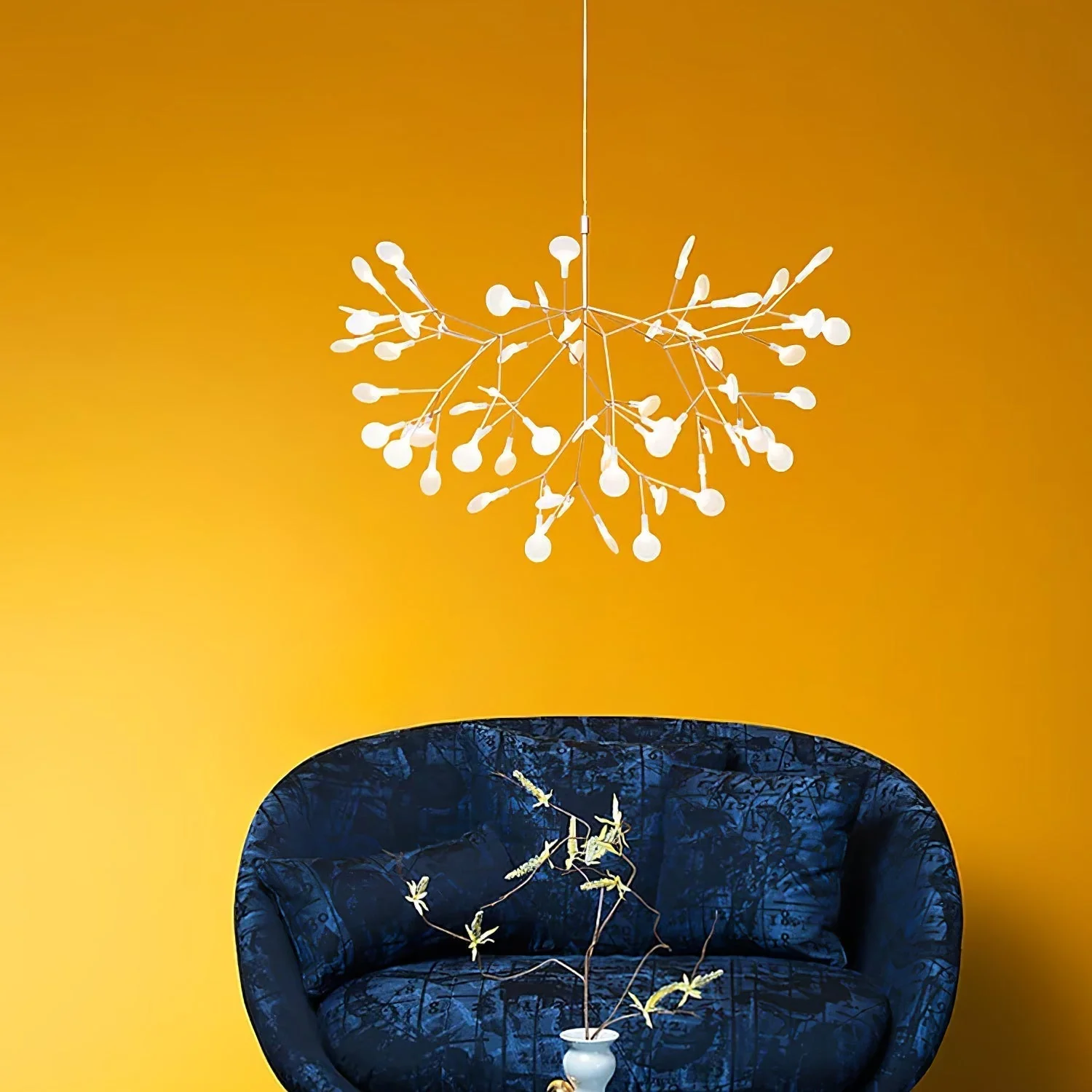 Lustra Chandelier Rose Gold Firefly LED Branch - Image 31