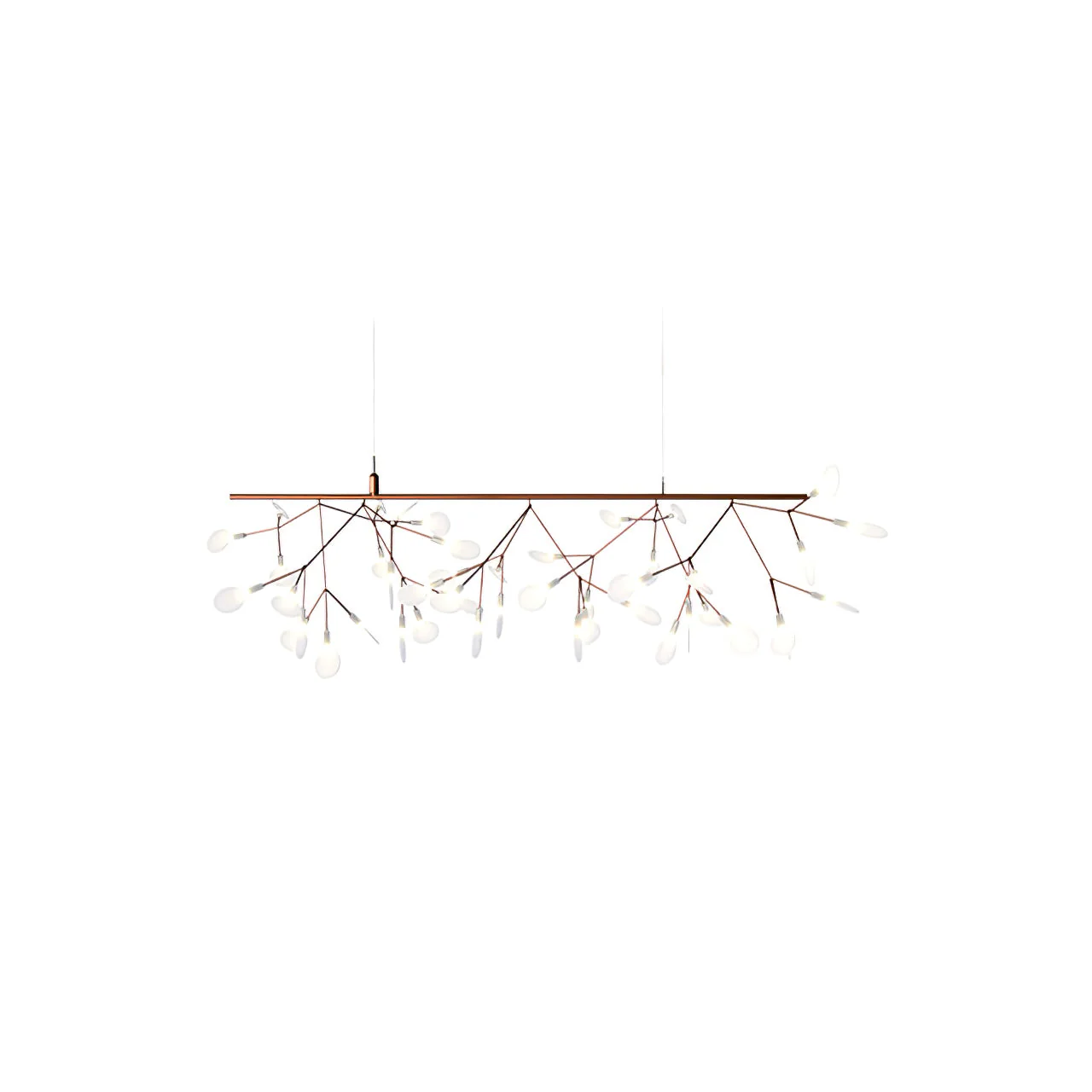 Lustra Chandelier Rose Gold Firefly LED Branch - Image 38