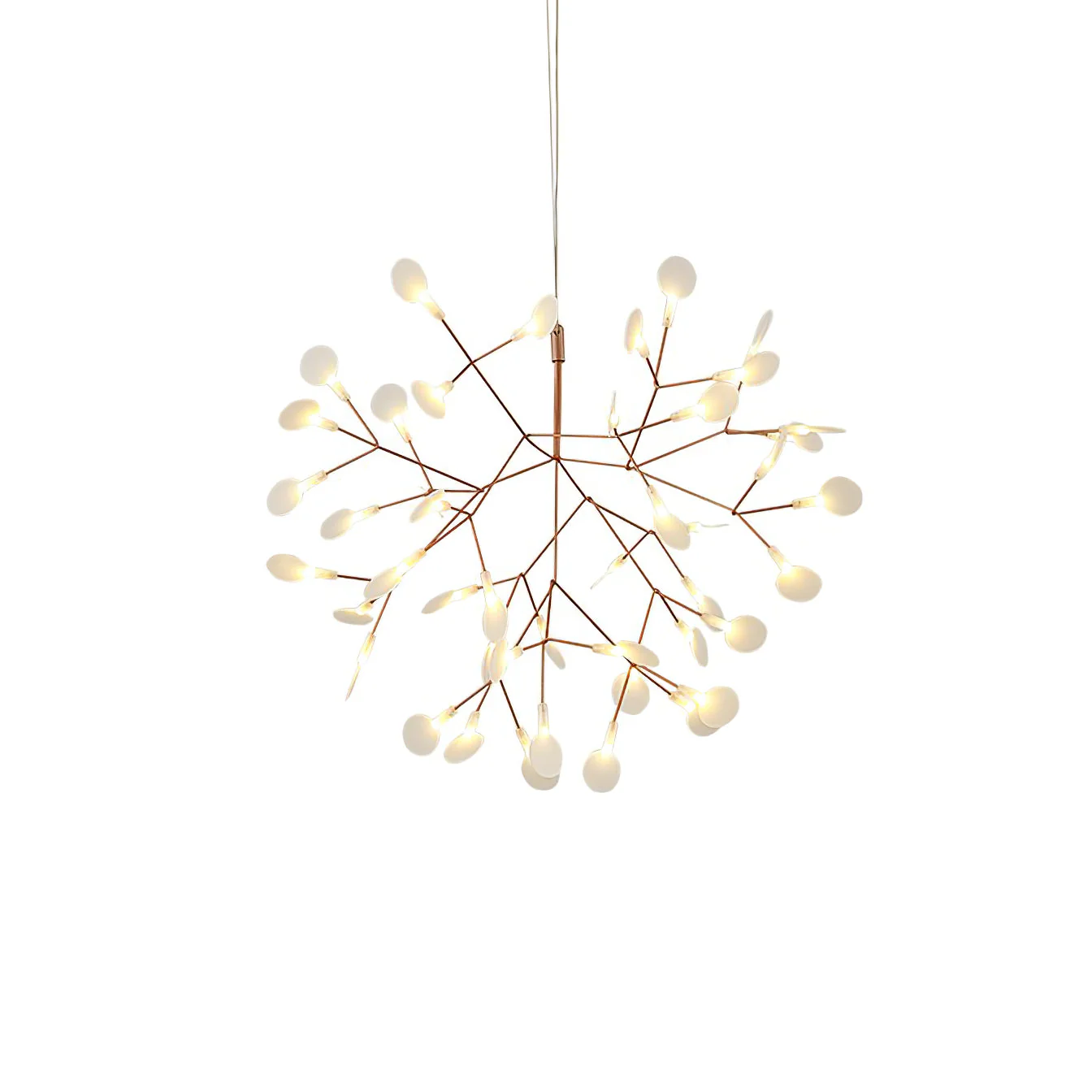 Lustra Chandelier Rose Gold Firefly LED Branch - Image 58