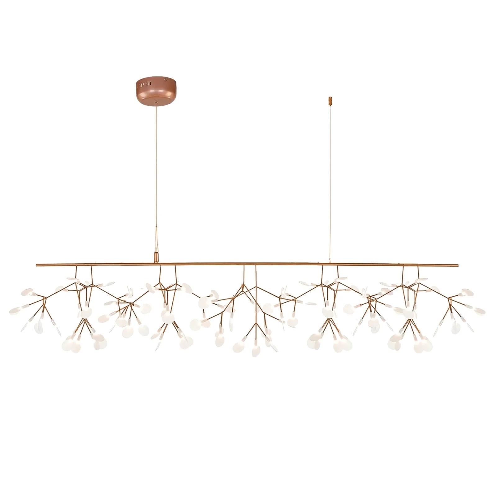 Lustra Chandelier Rose Gold Firefly LED Branch - Image 60