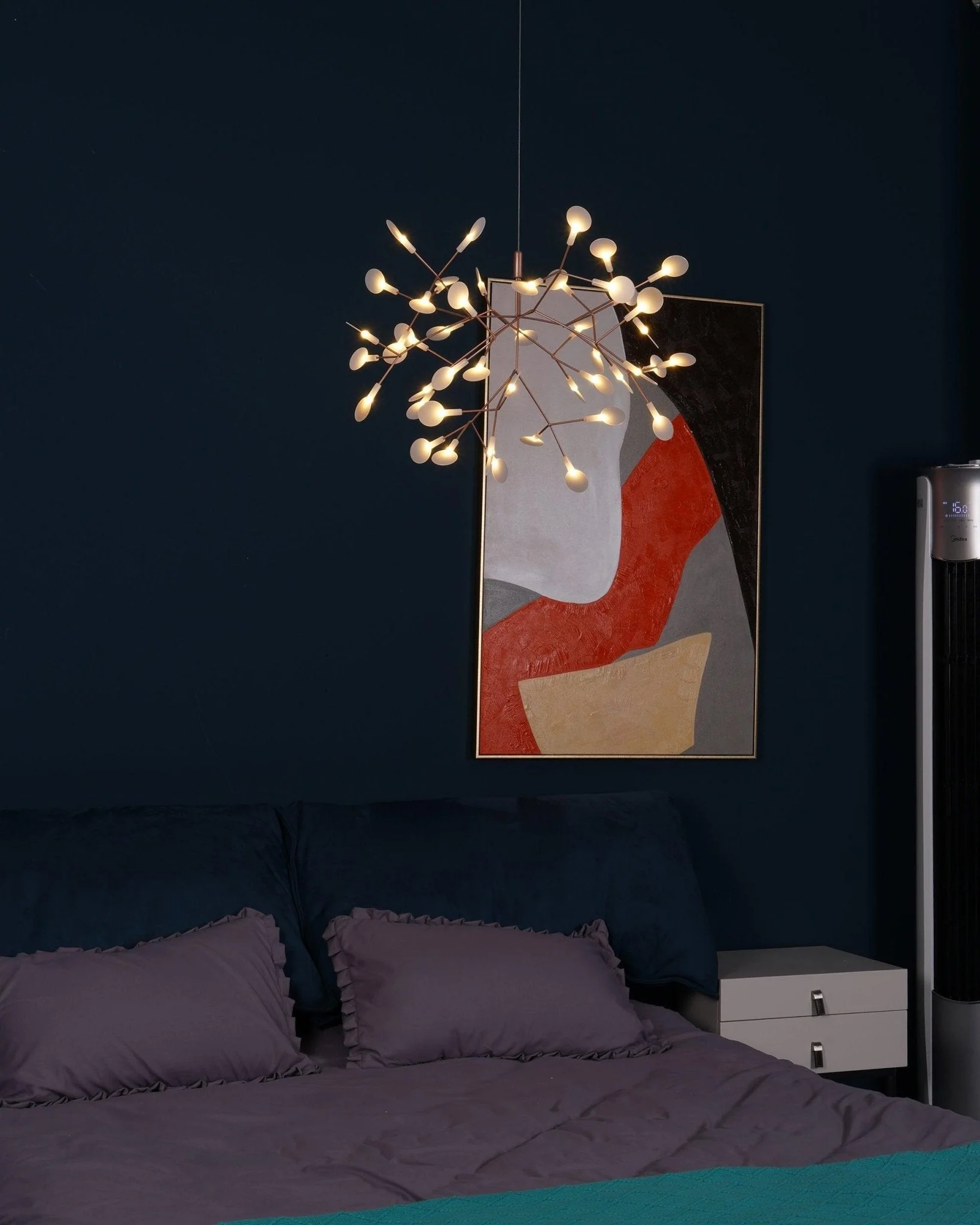 Lustra Chandelier Rose Gold Firefly LED Branch - Image 8