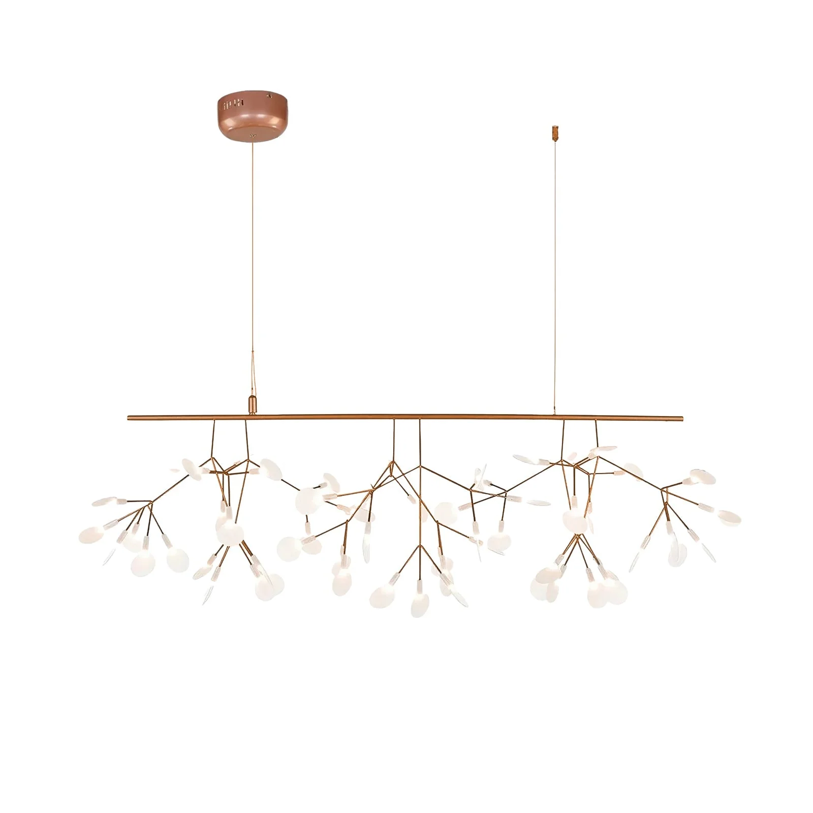 Lustra Chandelier Rose Gold Firefly LED Branch - Image 81