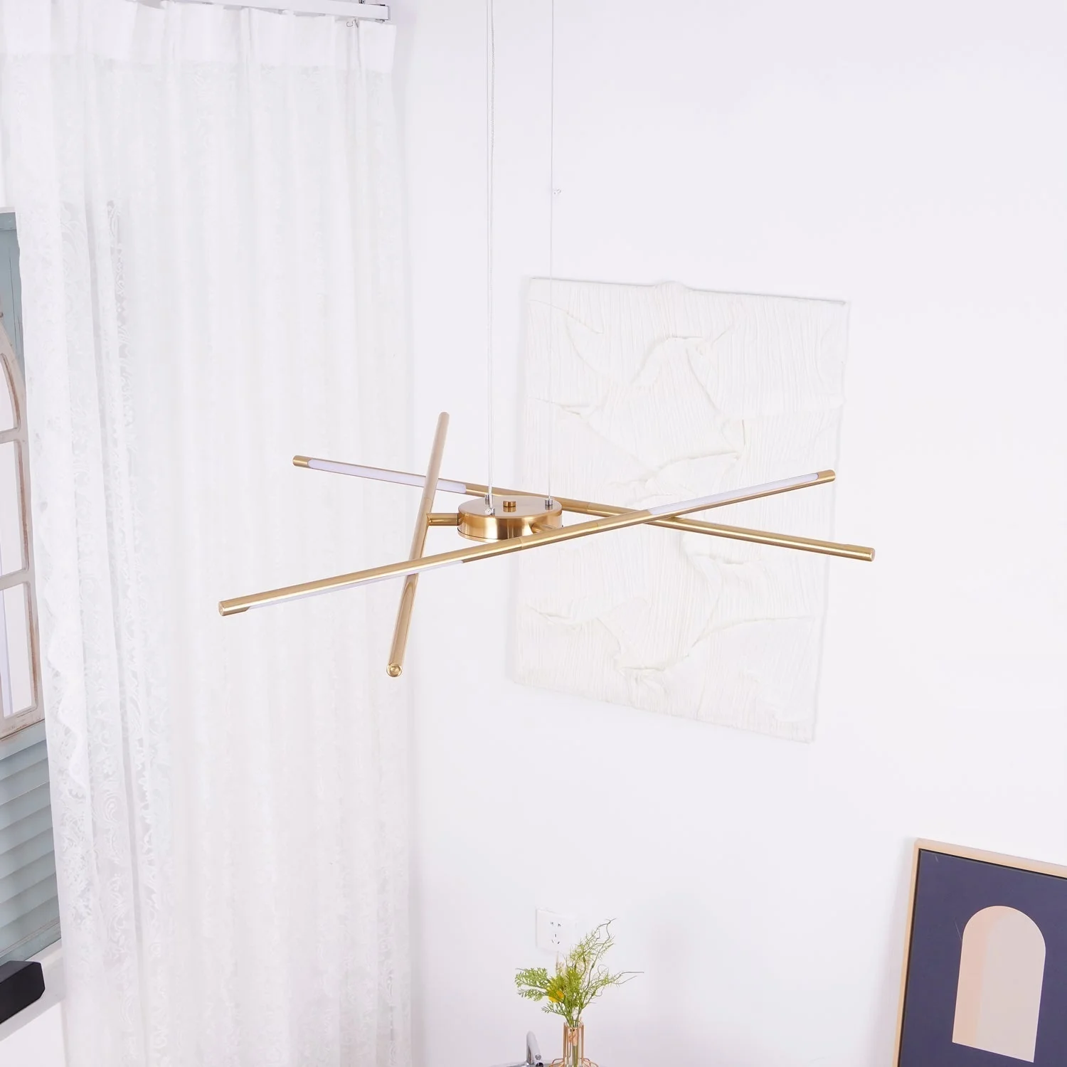 Lustra Chandelier Rotatable LED Modern - Image 10