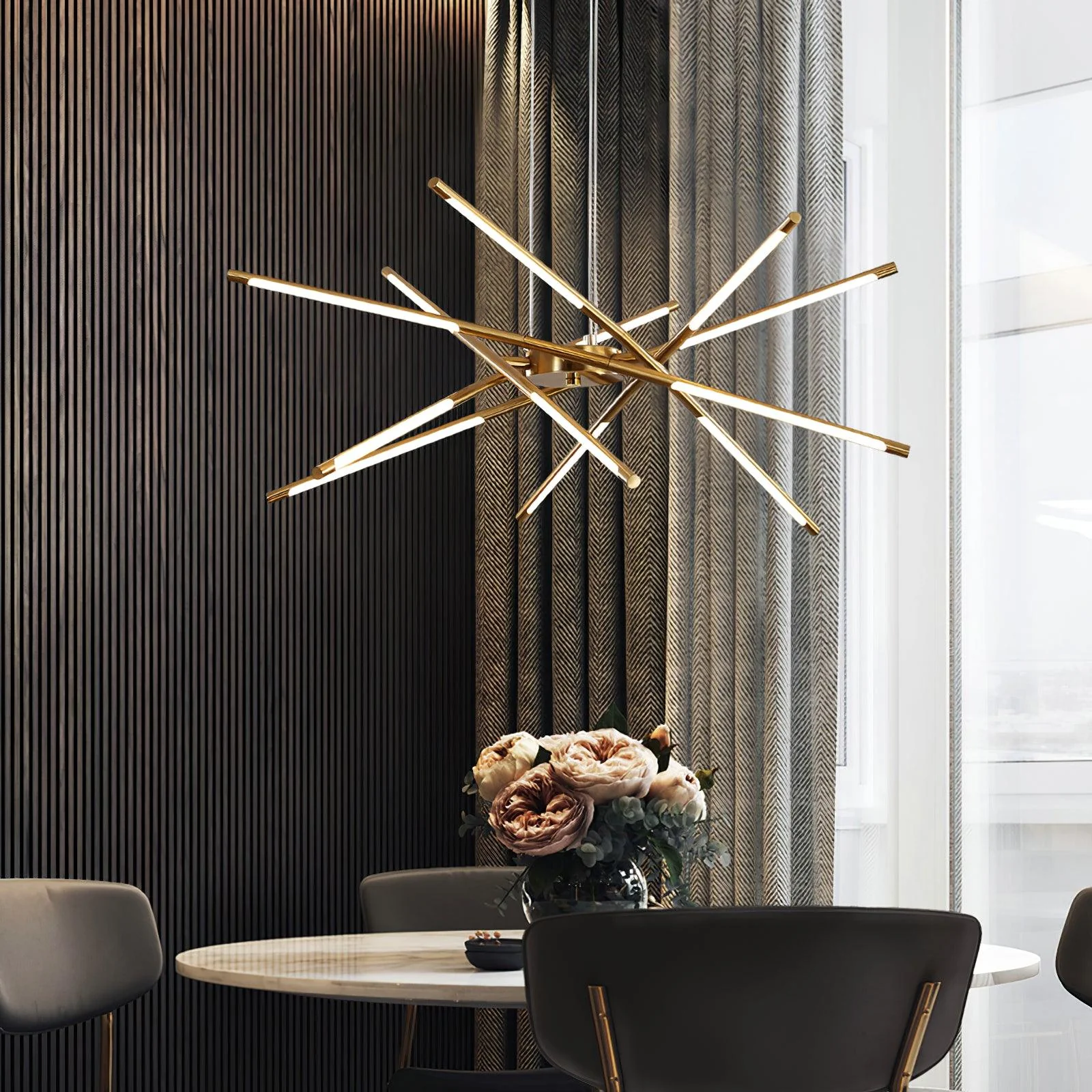 Lustra Chandelier Rotatable LED Modern - Image 16