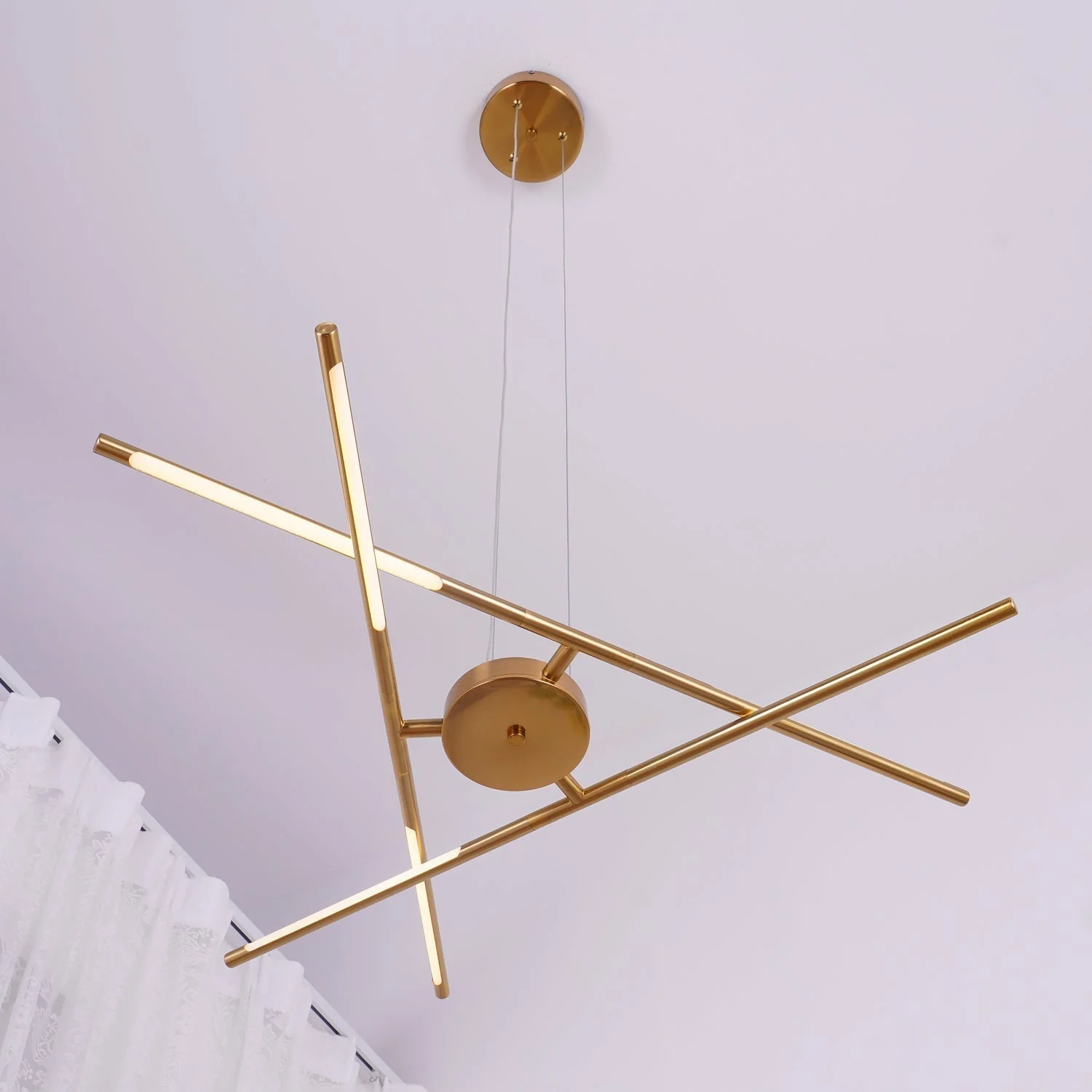 Lustra Chandelier Rotatable LED Modern - Image 17