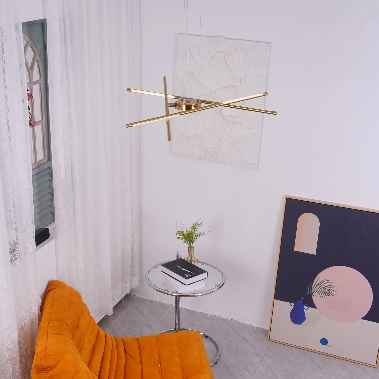 Lustra Chandelier Rotatable LED Modern - Image 25
