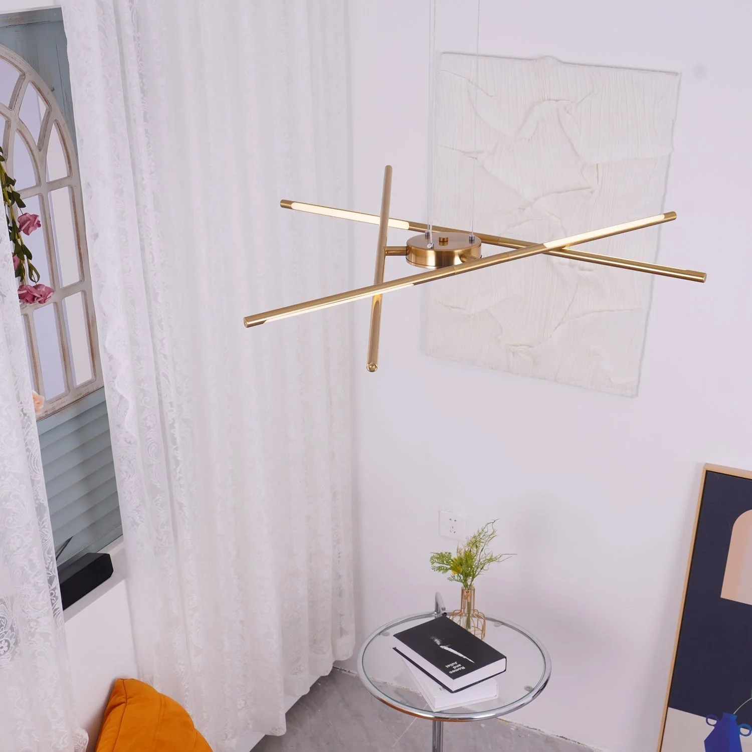 Lustra Chandelier Rotatable LED Modern - Image 26