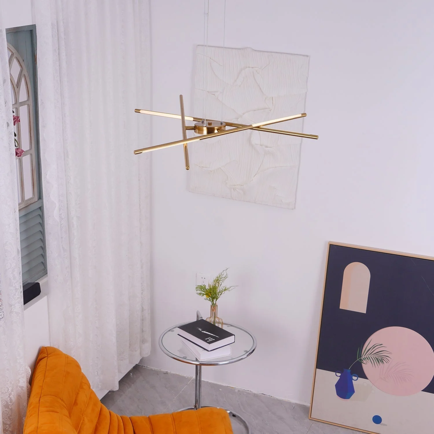 Lustra Chandelier Rotatable LED Modern - Image 27