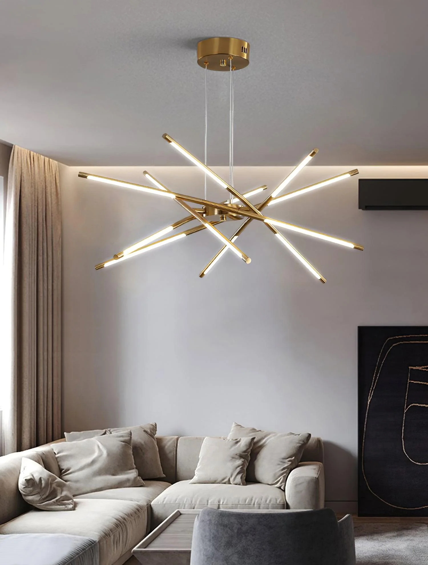 Lustra Chandelier Rotatable LED Modern - Image 32