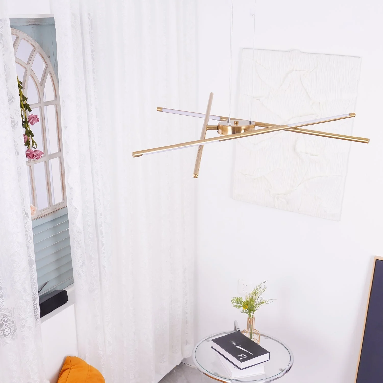 Lustra Chandelier Rotatable LED Modern - Image 9