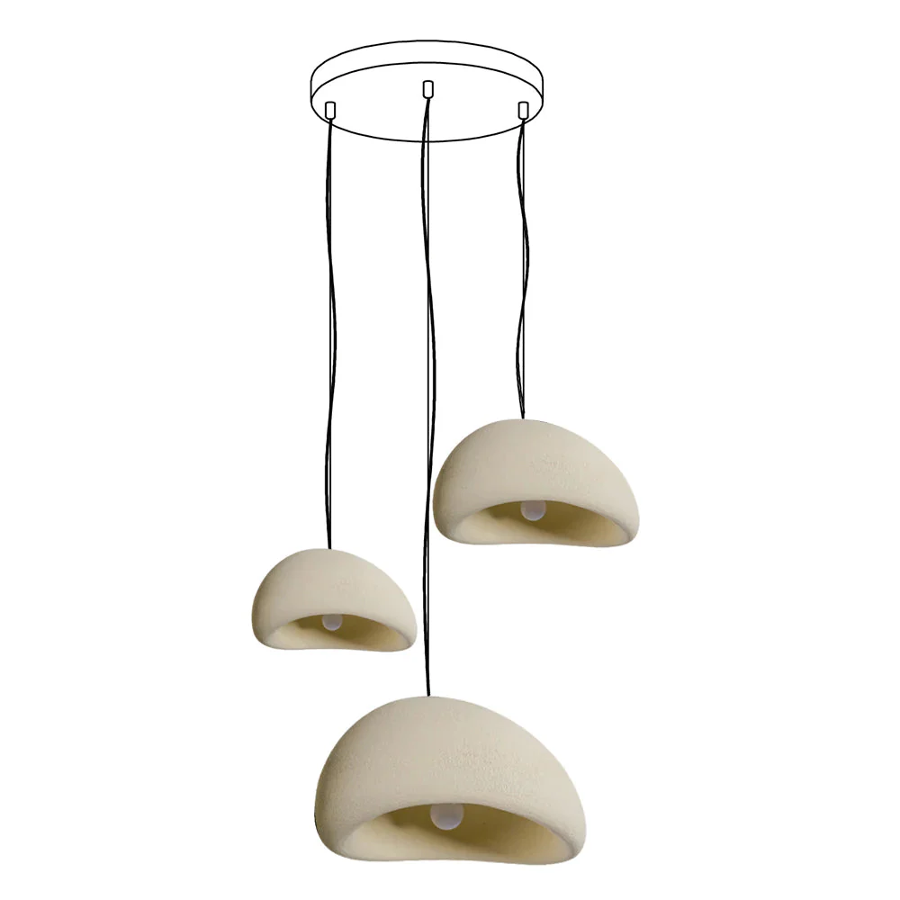 Lustra Chandelier Rough Combination Wabi-Sabi - Image 120