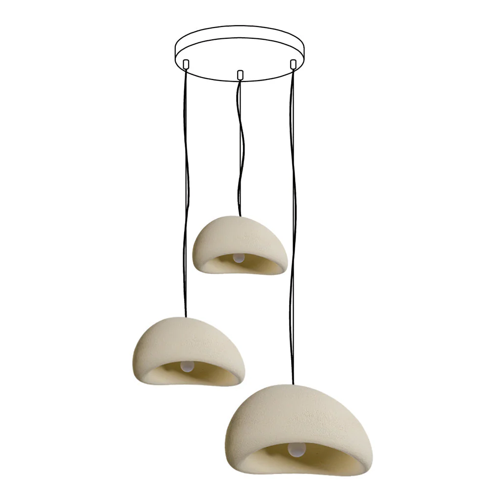 Lustra Chandelier Rough Combination Wabi-Sabi - Image 130