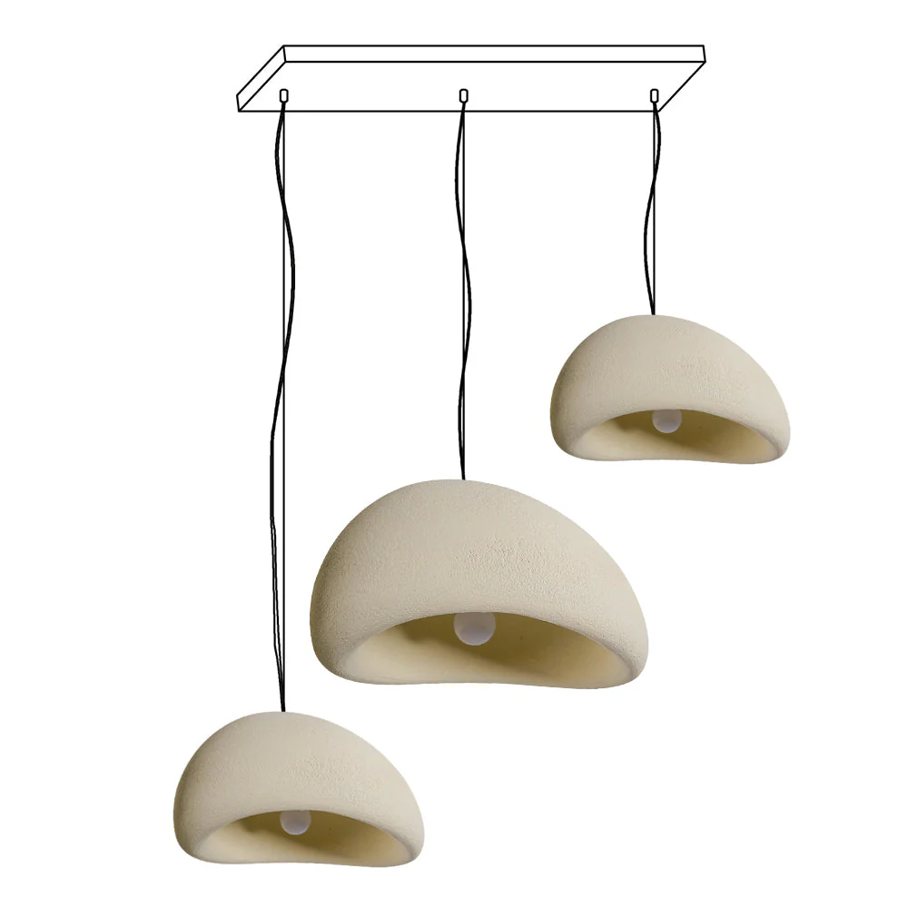 Lustra Chandelier Rough Combination Wabi-Sabi - Image 132