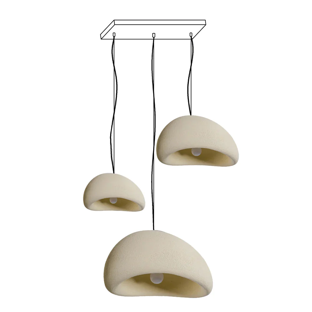 Lustra Chandelier Rough Combination Wabi-Sabi - Image 98