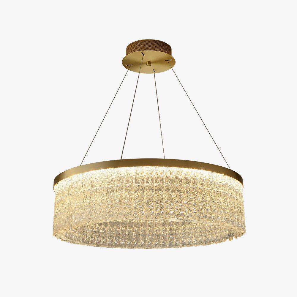 Lustra Chandelier Round Halo Crystal - Image 19