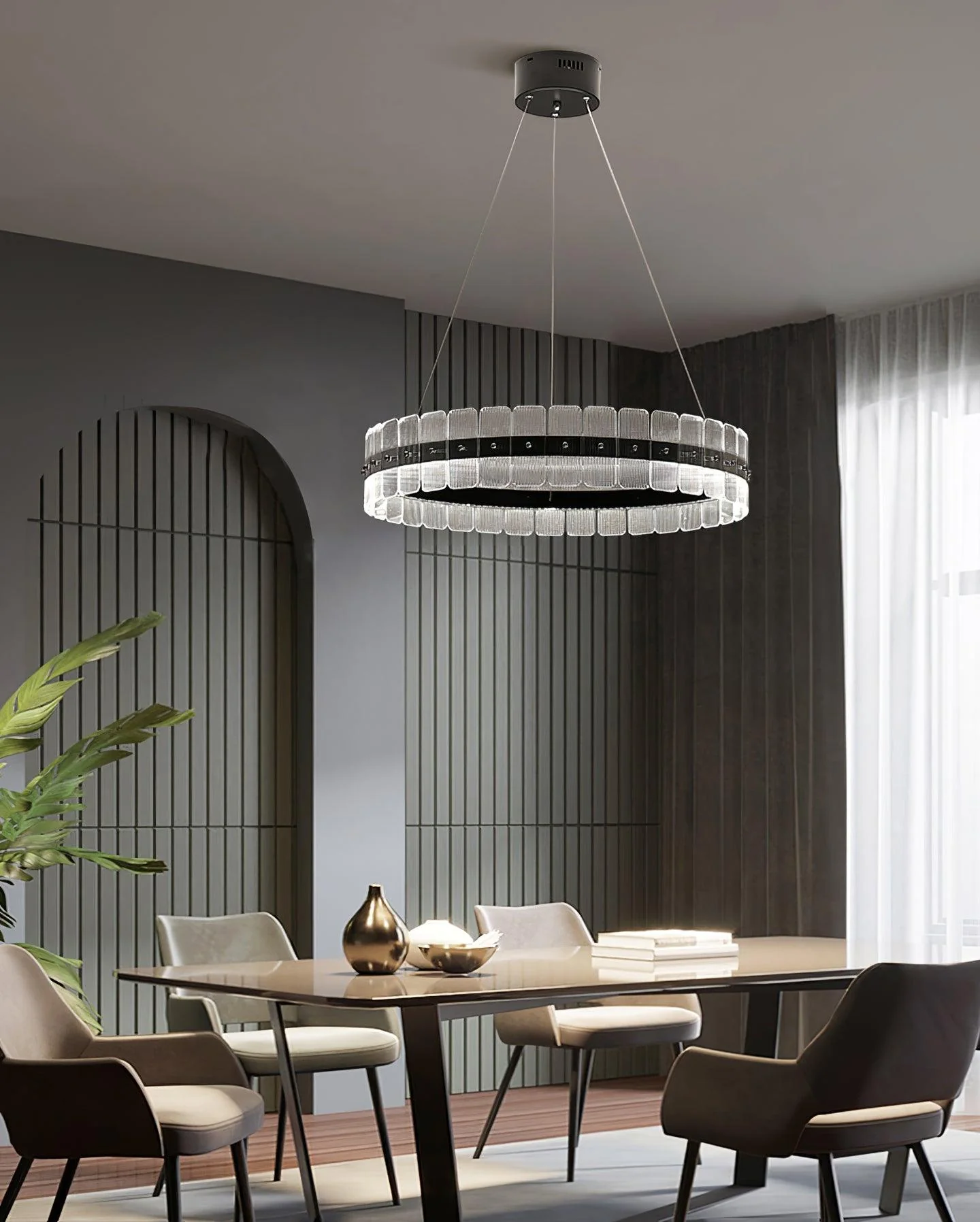 Lustra Chandelier Saturno LED with Blocks - Image 28