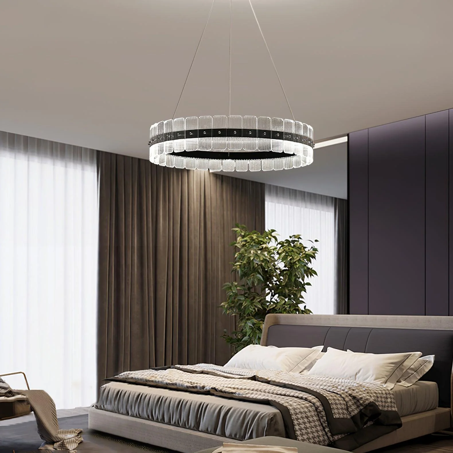 Lustra Chandelier Saturno LED with Blocks - Image 7