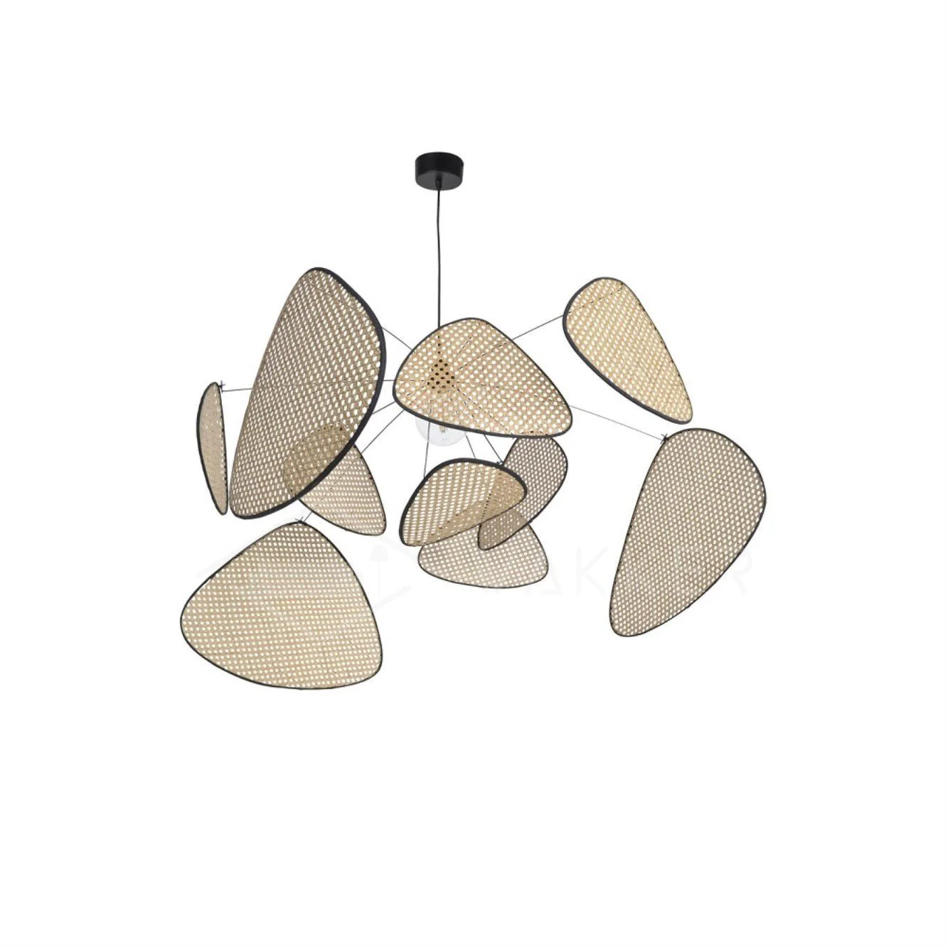 Lustra Chandelier Screen Cannage Suspension Retro - Image 61